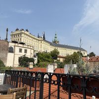 View from the terrace  at Vegan's Prague in Prague
