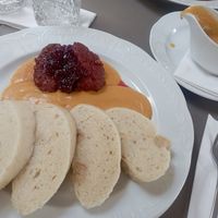 Svíčková (with curry sauce) at Vegan's Prague in Prague