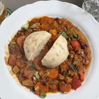 goulash   at Vegan's Prague in Prague