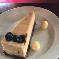 Raw cashew cake at Vegan's Prague in Prague