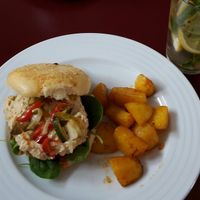 Burger of the day at Vegan's Prague in Prague