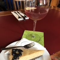 Chocolate and peanut raw dessert at Vegan's Prague in Prague