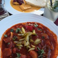 Traditional czech food at Vegan's Prague in Prague