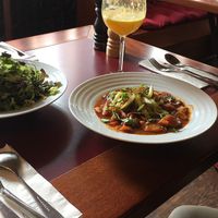 Vegan goulash  at Vegan's Prague in Prague