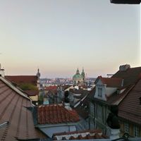 View from top floor window at Vegan's Prague in Prague