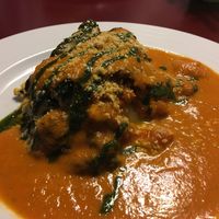 Zucchini lasagne  at Vegan's Prague in Prague