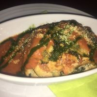 Zucchini lasagna  at Vegan's Prague in Prague