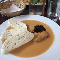 Classic Czech food; Svíčková at Vegan's Prague in Prague