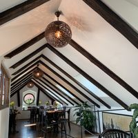 Upstairs at Vegan's Prague in Prague