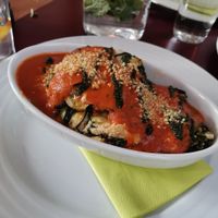 Zucchini Lasagne at Vegan's Prague in Prague