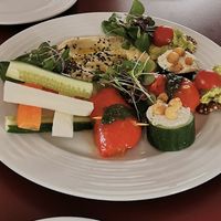 Appetizer plate  at Vegan's Prague in Prague