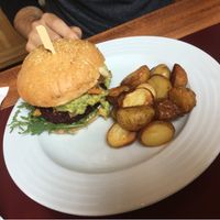  Warhol burgers at Vegan's Prague in Prague