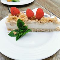 Vegan rawcake at Vegan's Prague in Prague