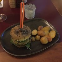 Andy Warhol burger at Vegan's Prague in Prague