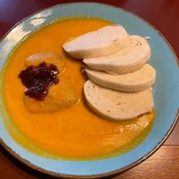 Dumplings at Vegan's Prague in Prague