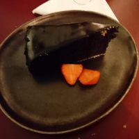 Chocolate cake 🤤 at Vegan's Prague in Prague