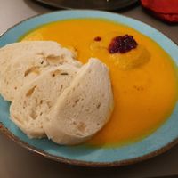 Czech dish dumplings at Vegan's Prague in Prague