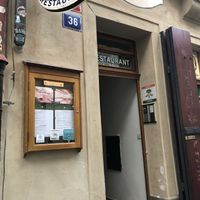 Outside  at Vegan's Prague in Prague