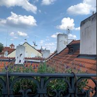 rooftop view at Vegan's Prague in Prague