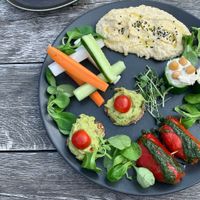 starters at Vegan's Prague in Prague