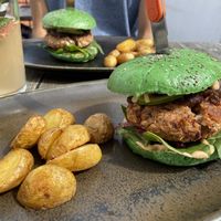 Daily Burger  at Vegan's Prague in Prague