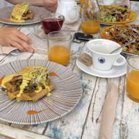 Chickpea Omelette, Vegan Egg Benedikt  at Eco Eco in Tenerife