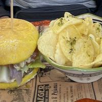 Tokio Burger  #Veganuary at Eco Eco in Tenerife