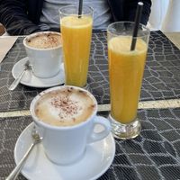 Frisch gepresster O-Saft  #Veganuary at Eco Eco in Tenerife