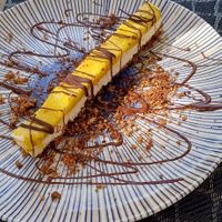 Mango and avocado cheesecake at Eco Eco in Tenerife