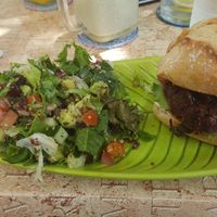 The burguer con tomate chutney at Eco Eco in Tenerife