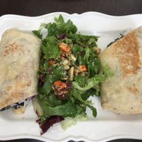 Veggie burrito at Eco Eco in Tenerife