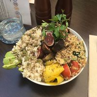 Buddha bowl at Eco Eco in Tenerife