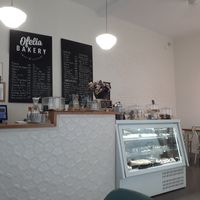 Counter at Ofelia Bakery in Sevilla
