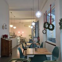 Interior at Ofelia Bakery in Sevilla