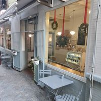 From outside at Ofelia Bakery in Sevilla