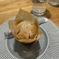 Banana Strawberry Muffin   at Ofelia Bakery in Sevilla