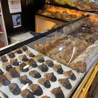 The vegan trays  at Crois-Sants in Barcelona