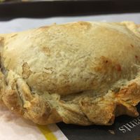 Vegan empanada at Crois-Sants in Barcelona