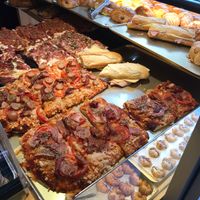 Best vegan pizza I’ve had at Crois-Sants in Barcelona