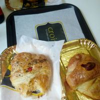 Some of the vegan croissants available at Crois-Sants in Barcelona