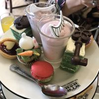 Their Vegan Alice in Wonderland Afternoon Tea!! Absolutely lovely😊 at Assembly House in Norwich