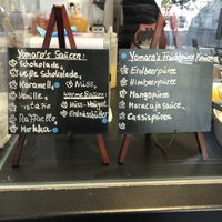 sauces with blue point are vegan  at YOMARO in Cologne