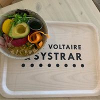 Vegan bowl at Sally Voltaire & Systrar in Stockholm