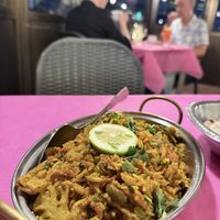 Vegetable biryani  at Dayana in Gran Canaria