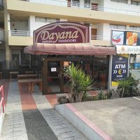Outside of the restaurant at Dayana in Gran Canaria