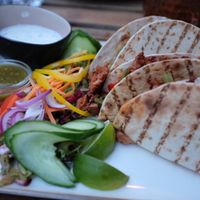 Tacos with pulled jackfruit at Steffenhagen in Dresden