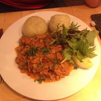 Goulash with dumplings! at Steffenhagen in Dresden