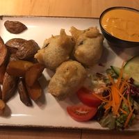 vish and chips  at Steffenhagen in Dresden