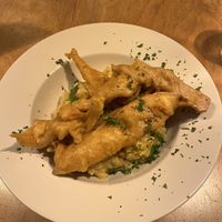 mango risotto with fried banana blossoms  at Steffenhagen in Dresden