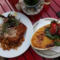 Schnitzel und Tages laufauf at Steffenhagen in Dresden